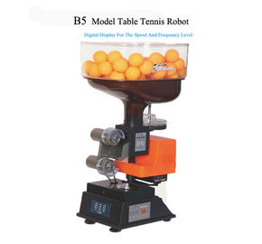 Small Table Tennis Robot Digital Display For Beginner And Children 50Hz