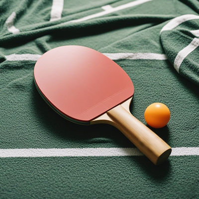 Carbon Fiber Table Tennis Rackets With 5 Plies Natural Wood Bottom